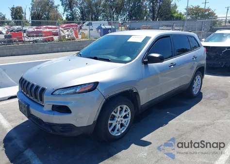 2015 Jeep Cherokee Sport из США, поврежденный, VIN 1C4PJLAB7FW536611